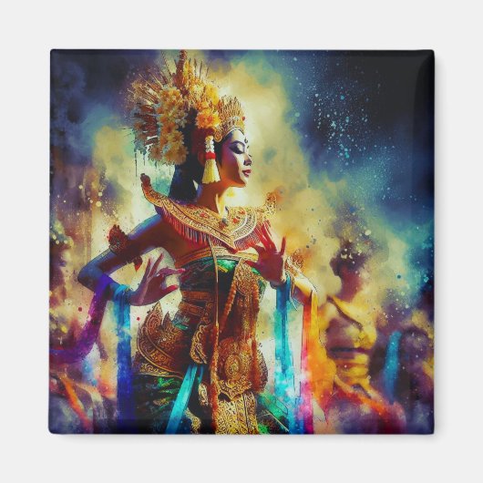 Dewi Tari (dansgodin) Magneet (Voorkant)