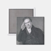 DeWitt Clinton, gegraveerd door Asher Brown Durand Magneet (Voorkant / Achterkant)