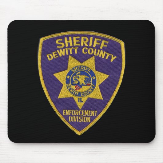 DeWitt County Sheriffs Dept Patch Muismat (Voorkant)