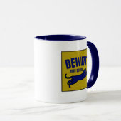 DeWitt High School Michigan Coffee Mok (Voorkant rechts)