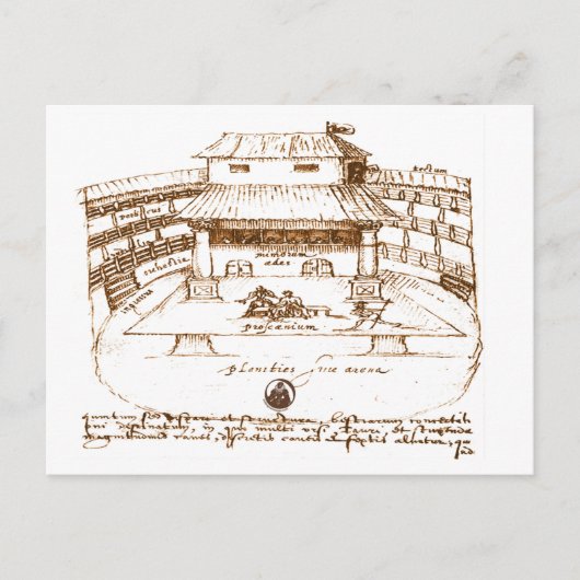 DeWitt's Zwanentheaterketch Briefkaart (Voorkant)