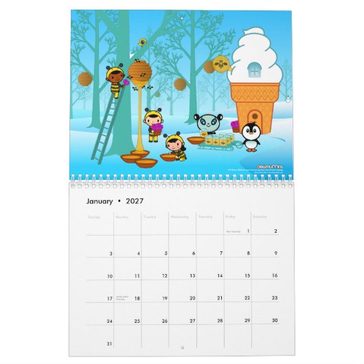 Dewmuffins Agenda 2010 Kalender (Jan 2027)