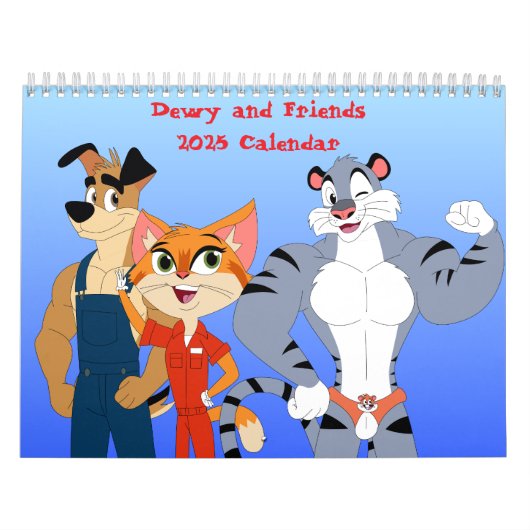 Dewy en vrienden 2025 Kalender (Hoes)