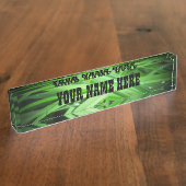 Dewy Grass Naambordje (Zijkant)