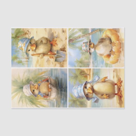 Dewy in Hawaï Tissuepapier (Voorkant)