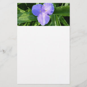 Dewy Trillium Spring Wildflower Briefpapier