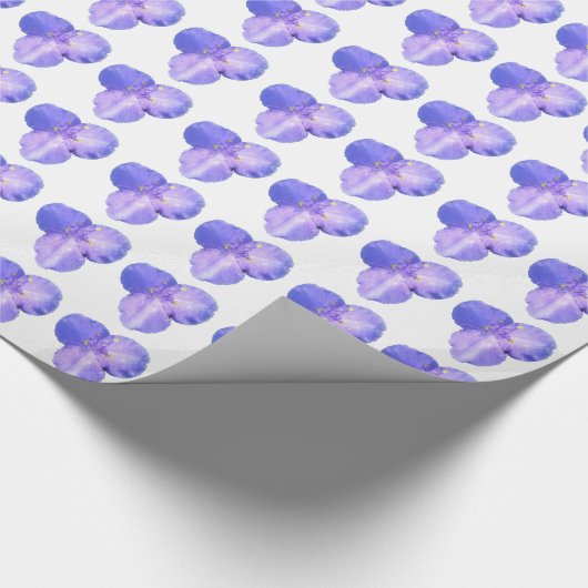 Dewy Trillium Spring Wildflower Cadeaupapier (Hoek)