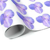 Dewy Trillium Spring Wildflower Cadeaupapier (Rol Hoek)