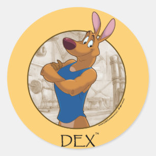 DEX-sticker Ronde Sticker
