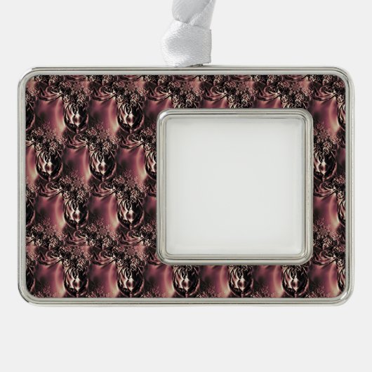 Dex Verzilverd Omlijst Ornament (Voorkant)