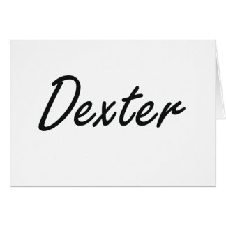 Dexter Artistieke Naam Ontwerp