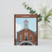 Dexter Avenue Baptist Church Montgomery Alabama Briefkaart (Staand voorkant)