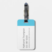 Dexter "Boy Genius" Bagagelabel (Achterkant verticaal)