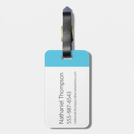 Dexter "Boy Genius" Bagagelabel (Achterkant verticaal)