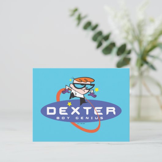 Dexter "Boy Genius" Briefkaart (Staand voorkant)