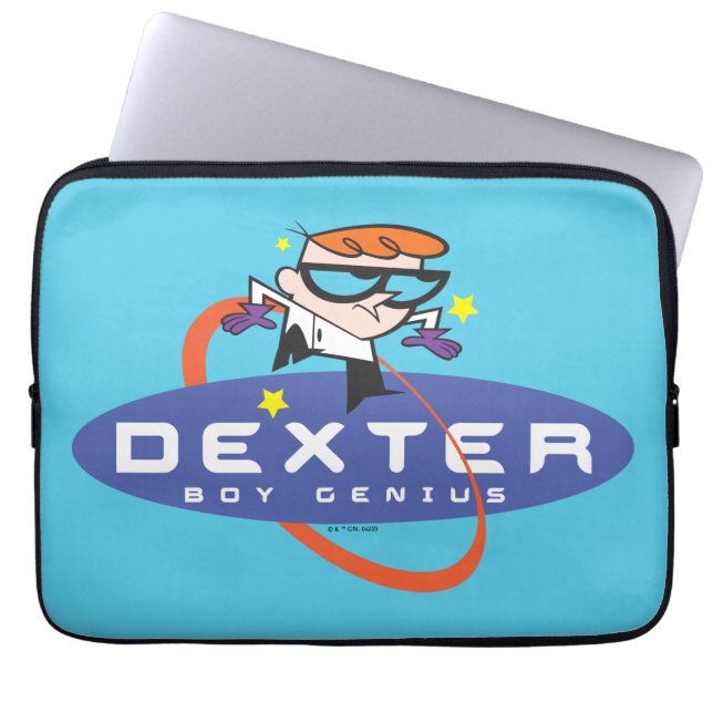 Dexter "Boy Genius" Laptop Sleeve (Voorkant)