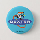 Dexter "Boy Genius" Ronde Button 5,7 Cm (Voorkant)
