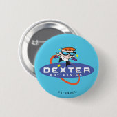 Dexter "Boy Genius" Ronde Button 5,7 Cm (Voorkant /achterkant)