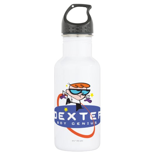 Dexter "Boy Genius" Waterfles (Voorkant)