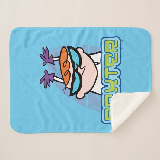 Dexter Character Name Graphic Sherpa Deken (Voorkant (horizontaal))