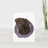 Dexter - Chocolate Lab Kaart (Voorkant)