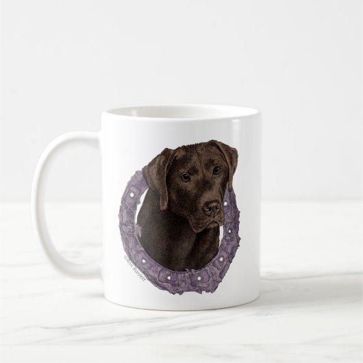 Dexter - Chocolate Lab Koffiemok (Links)