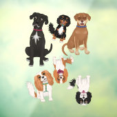 Dexter de Hond en Vrienden Clings Raamsticker (Vel 3)