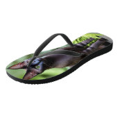 Dexter de zwarte Siamese kat, Flip Flops (Schuin)