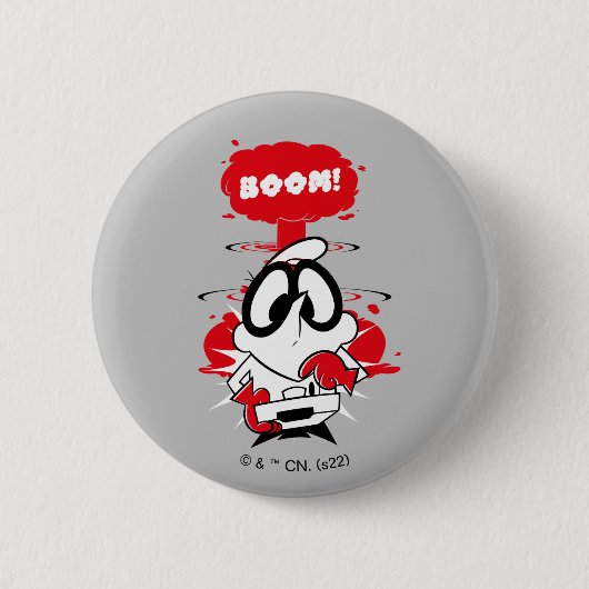 Dexter Detonatie grafiek Ronde Button 5,7 Cm (Voorkant)