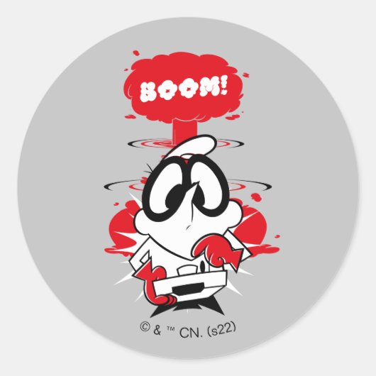 Dexter Detonation-afbeelding Ronde Sticker (Voorkant)
