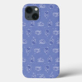 Dexter en Mandark Atomic Pattern Case-Mate iPhone Case (Achterkant)