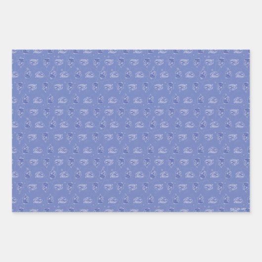 Dexter en Mandark Atomic Pattern Inpakpapier Vel (Voorkant 2)