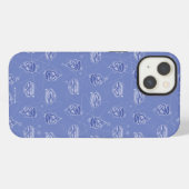 Dexter en Mandark Atomic Pattern iPhone Hoesje (Achterkant horizontaal)