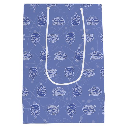 Dexter en Mandark Atomic Pattern Medium Cadeauzakje (Achterkant)