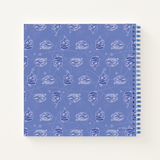 Dexter en Mandark Atomic Pattern Notitieboek (Achterkant)