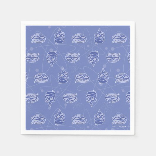 Dexter en Mandark Atomic Pattern Servet (Voorkant)