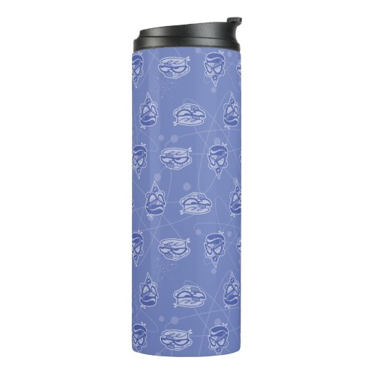 Dexter en Mandark Atomic Pattern Thermosbeker (Gedraaid links)