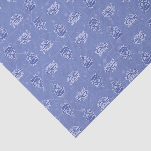 Dexter en Mandark Atomic Pattern Tissuepapier (Detail)