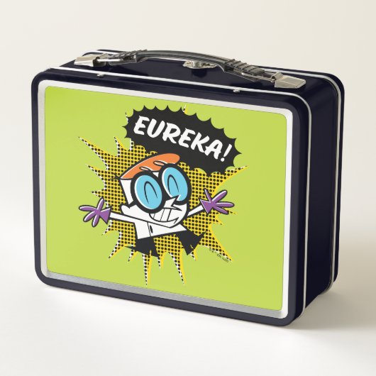 Dexter "Eureka!" Halftone Callout Grafisch (Achterkant)