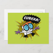Dexter "Eureka!" Halftone Callout Grafisch Briefkaart (Voorkant / Achterkant)