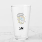 Dexter "Eureka!" Halftone Callout Grafisch Glas (Achterkant)