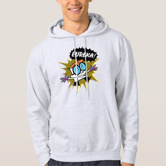 Dexter "Eureka!" Halftone Callout Grafisch Hoodie (Voorkant)