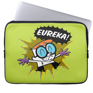 Dexter "Eureka!" Halftone Callout Grafisch Laptop Sleeve