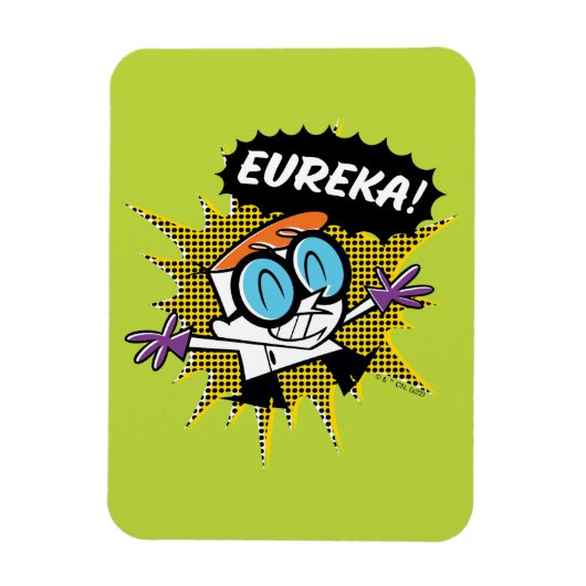Dexter "Eureka!" Halftone Callout Grafisch Magneet (Verticaal)