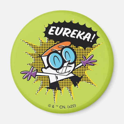 Dexter "Eureka!" Halftone Callout Grafisch Magneet (Voorkant)