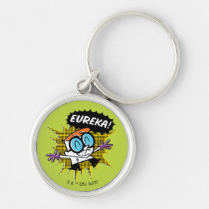 Dexter "Eureka!" Halftone Callout Grafisch Sleutelhanger