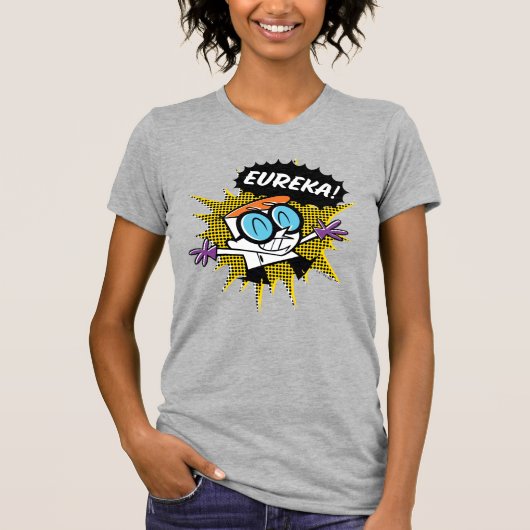 Dexter "Eureka!" Halftone Callout Grafisch T-shirt (Voorkant)