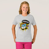 Dexter "Eureka!" Halftone Callout Grafisch T-shirt (Voorkant volledig)