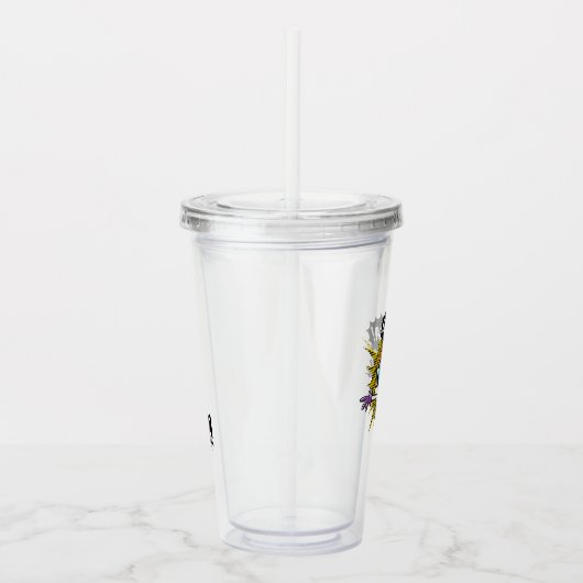 Dexter "Eureka!" Halftone Callout Graphic Acryl Drinkbeker (Rechts)