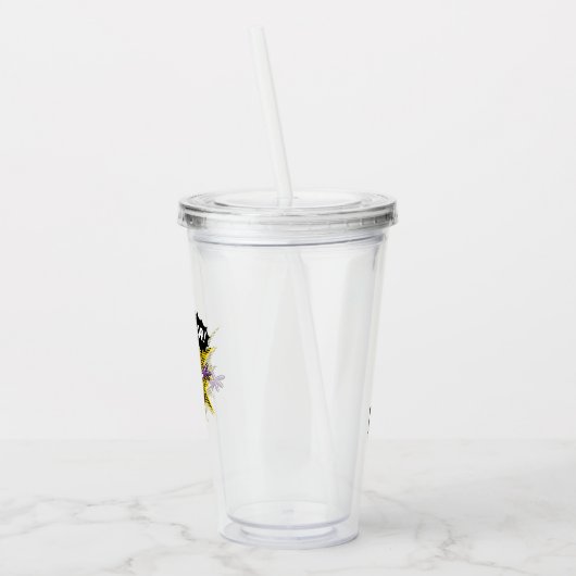 Dexter "Eureka!" Halftone Callout Graphic Acryl Drinkbeker (Links)